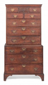 DIMINUTIVE CHIPPENDALE CHEST-O