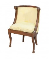 DIMINUTIVE CONTINENTAL CHAIR W