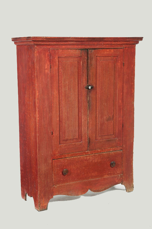 DIMINUTIVE CUPBOARD OR LINEN PRESS.