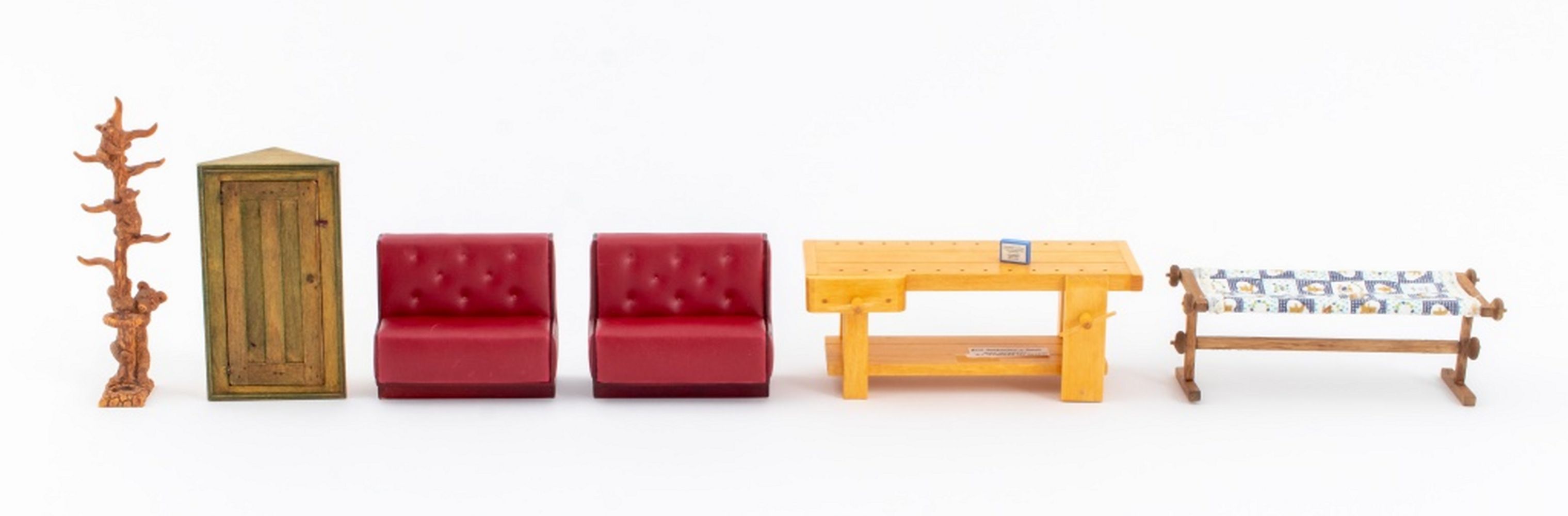 DIMINUTIVE DOLLHOUSE FURNITURE &