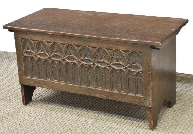 DIMINUTIVE ENGLISH GOTHIC STYLE OAK