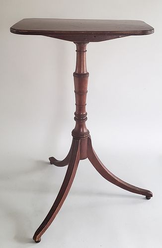 DIMINUTIVE FEDERAL MAHOGANY TILT