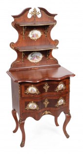 DIMINUTIVE FRENCH BRONZE ORMOL