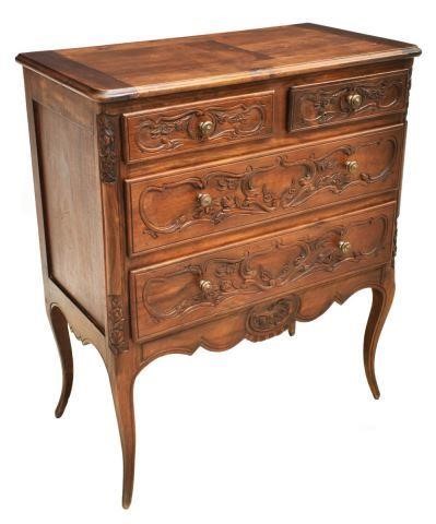 DIMINUTIVE FRENCH PROVINCIAL WALNUT