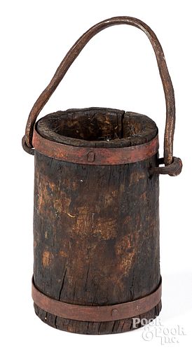 DIMINUTIVE GREASE BUCKET, 19TH
