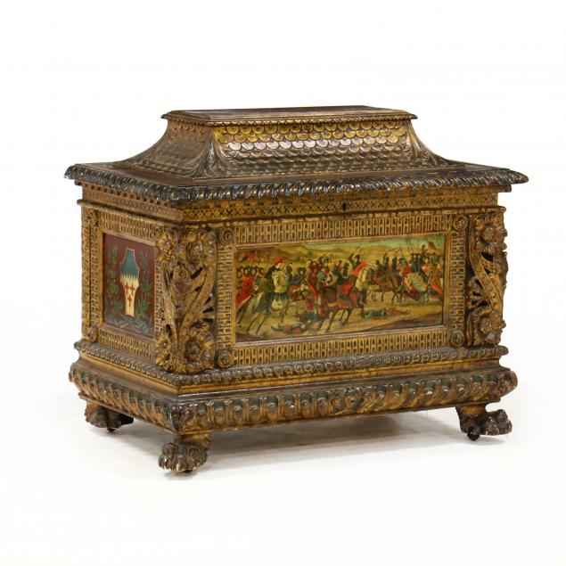 DIMINUTIVE ITALIAN CARVED AND