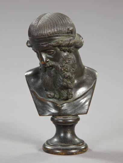 Diminutive Italian Patinated Bronze