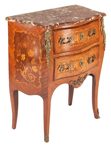 DIMINUTIVE LOUIS XV STYLE MARBLE