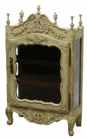 DIMINUTIVE LOUIS XV STYLE PAINTED