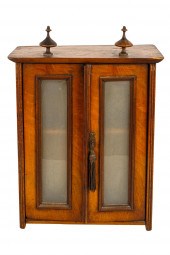 DIMINUTIVE MAHOGANY CABINETwit