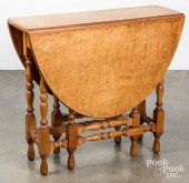 DIMINUTIVE MAPLE GATELEG TABLE
