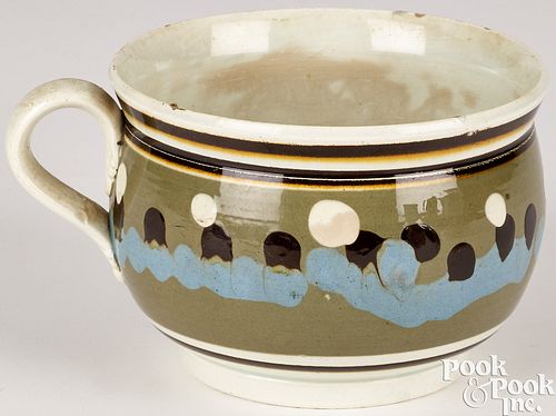 DIMINUTIVE MOCHA CHAMBER POT,
