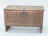 DIMINUTIVE OAK LIFT TOP CHEST