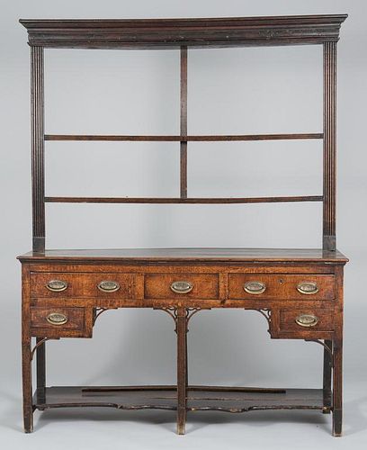 DIMINUTIVE OAK WELSH DRESSER, 2