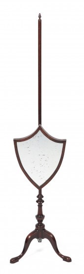 DIMINUTIVE POLE SCREEN MASSACH
