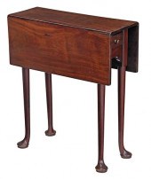 DIMINUTIVE QUEEN ANNE MAHOGANY