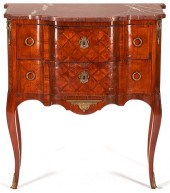 DIMINUTIVE ROUGE MARBLE TOP PA