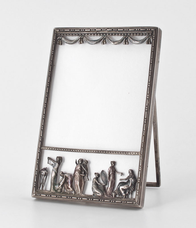 DIMINUTIVE RUSSIAN SILVER FRAME: