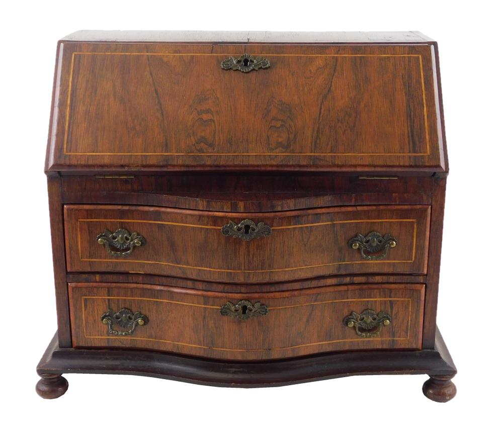 DIMINUTIVE SLANT LID DESK, LATE