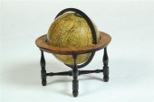 DIMINUTIVE TABLETOP GLOBE.  Ki