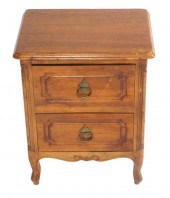 DIMINUTIVE TWO DRAWER CHEST, F