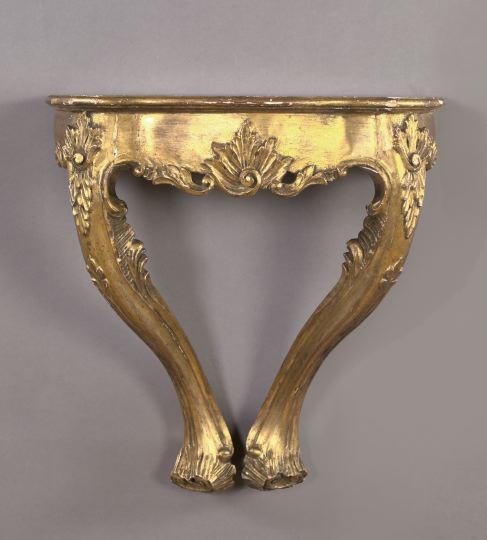 Diminutive Venetian Carved Giltwood