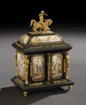 Diminutive Viennese Gilt-Brass