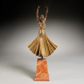 DIMITRI CHIPARUS, BRONZE SCULP