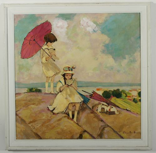 DIMITRI HRISTOFF, "TWO" (GIRLS ON