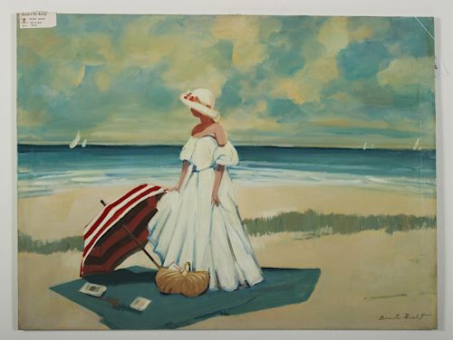 DIMTRI HRISTOFF, "LADY IN WHITE",