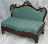 Dimunitive carved mahogany Ame