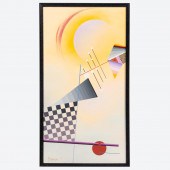 DINA HERRMANN, MODERN OIL ON C