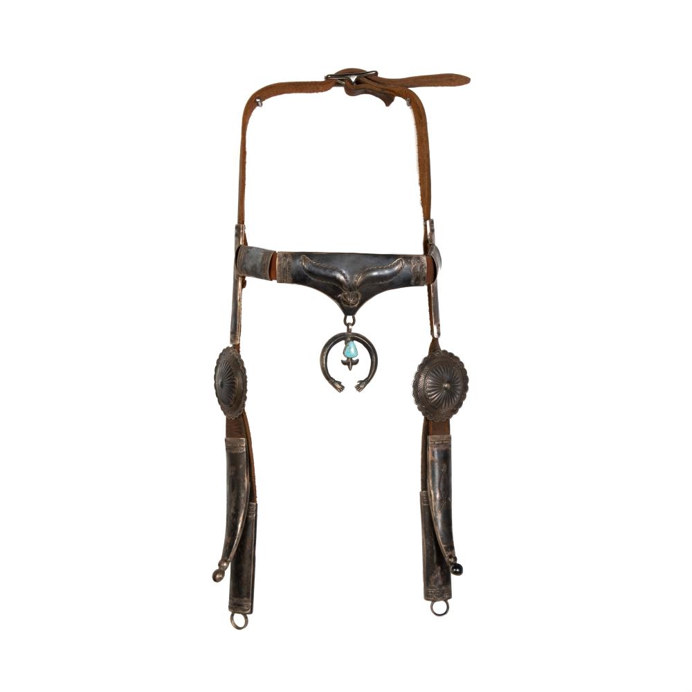 DINé [NAVAJO], LEATHER AND SILVER