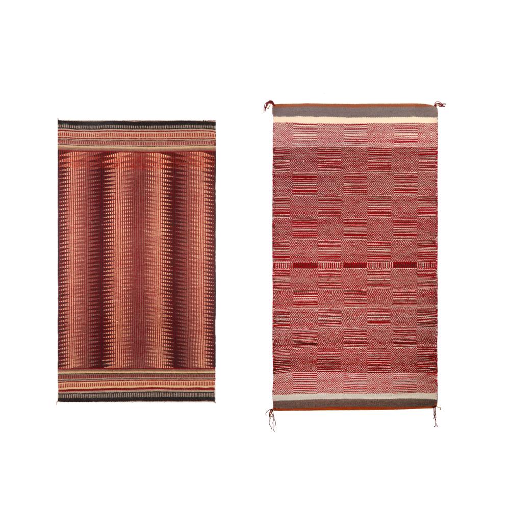 DINé [NAVAJO], PAIR OF TEXTILES: