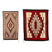 DINé [NAVAJO] PAIR OF TEXTILES