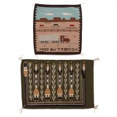 DINé [NAVAJO], PAIR OFTEXTILES