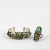 DINé [NAVAJO] SIGNED SILVER AN