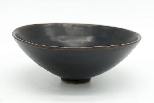 DING-STYLE HENAN BLACK GLAZED BOWL,