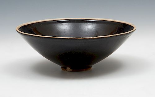 DING-TYPE BLACK GLAZED DING