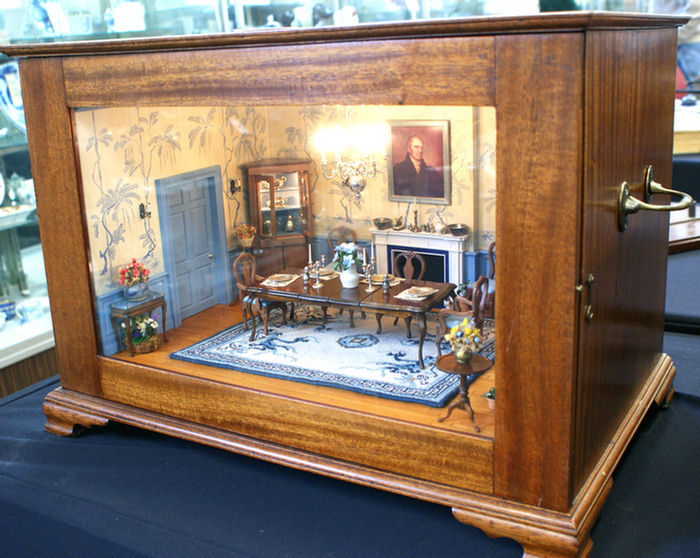 Dining room diorama c/o QA dining