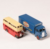 Dinky toys; double decker bus