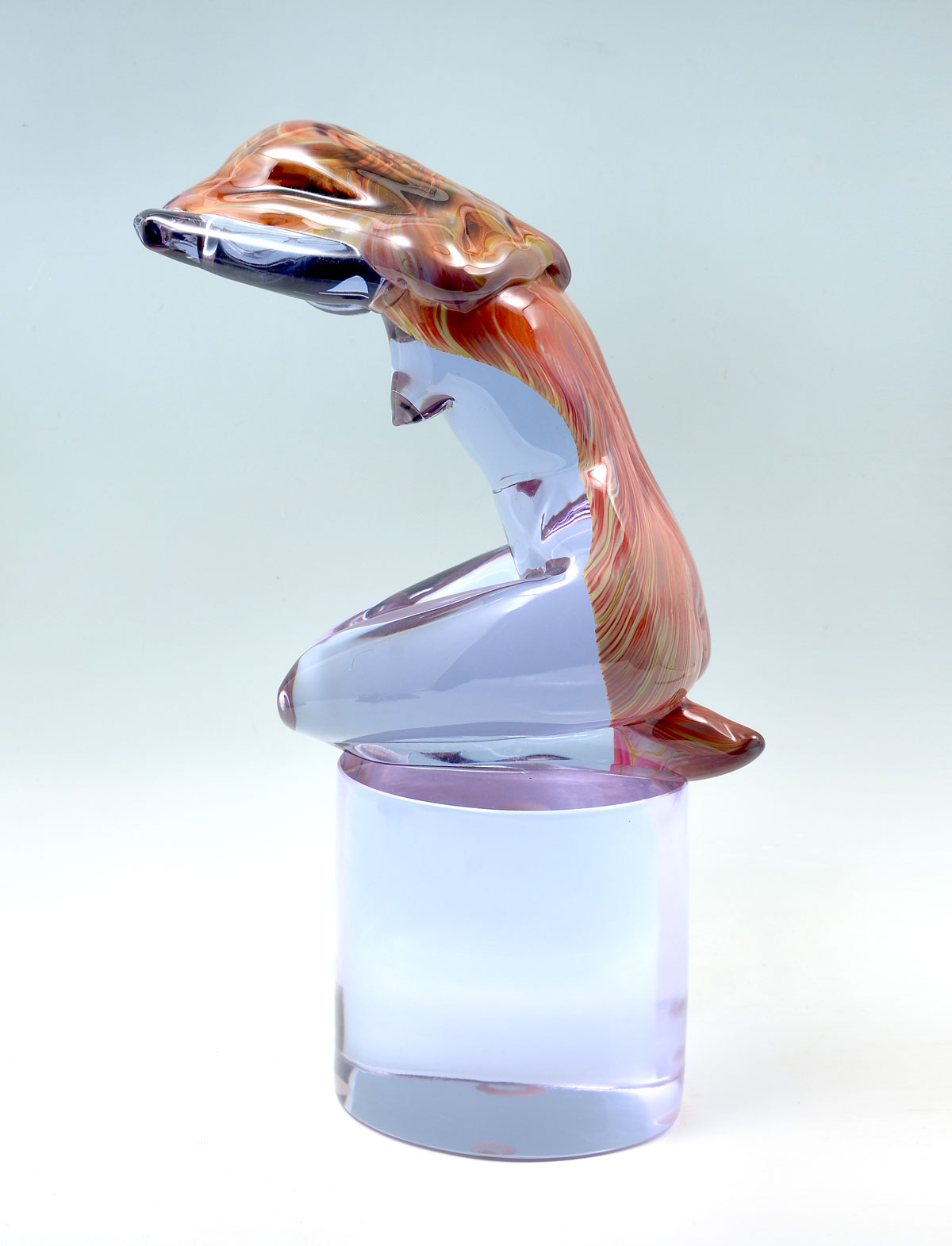 DINO ROSIN NUDE CALCEDONIA GLASS