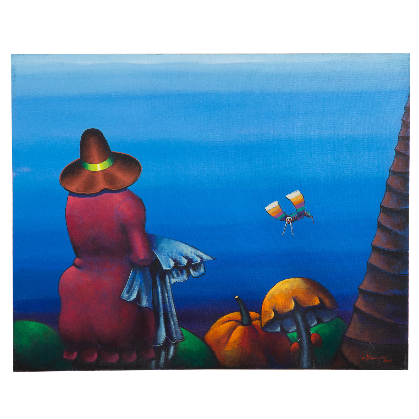 DIONISIO BLANCO. FIGURE WITH