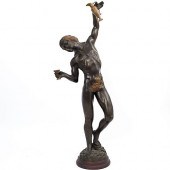 DIONYSUS BRONZE SCULPTUREDESCR