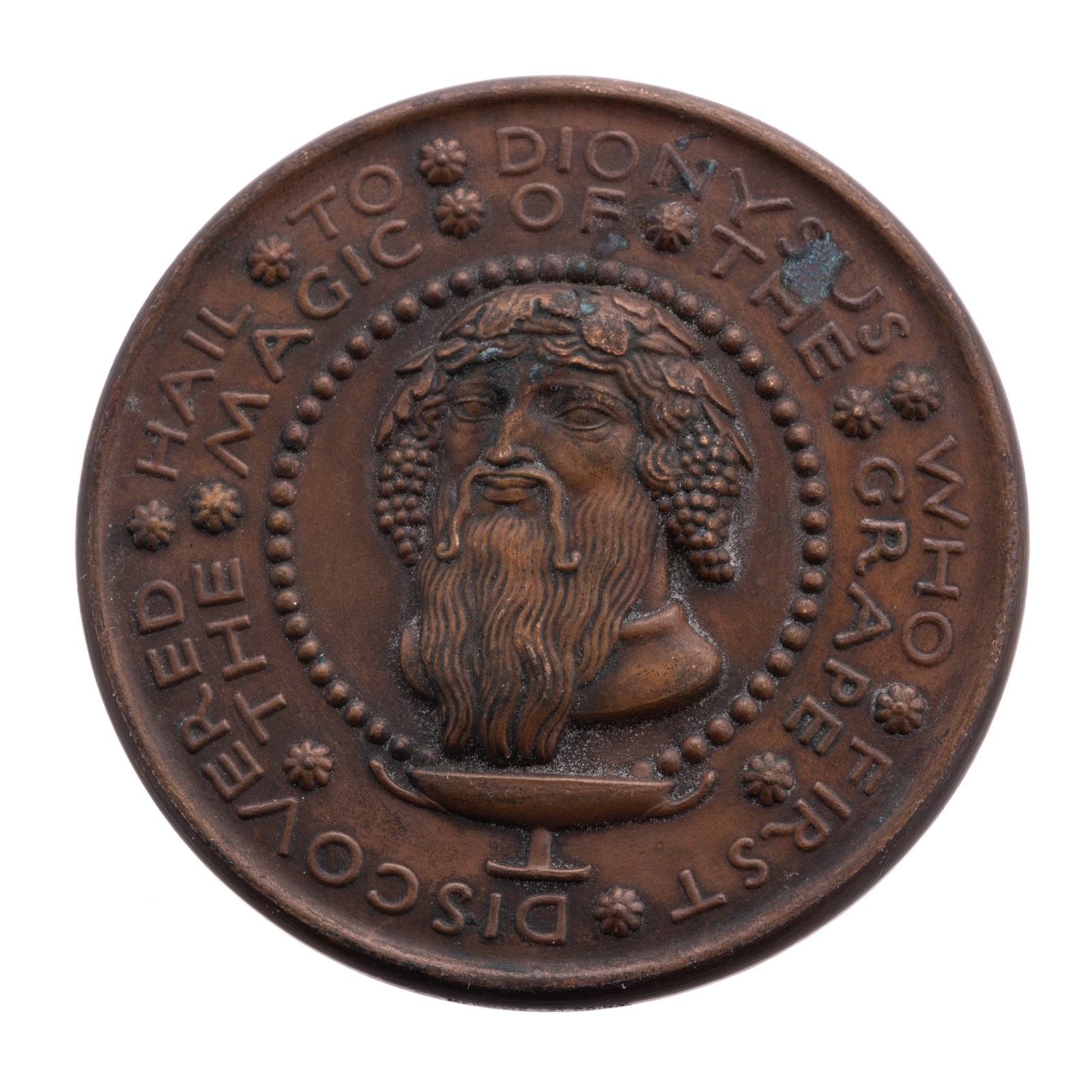 DIONYSUS MEDAL BY PAUL MANSHIP 1930