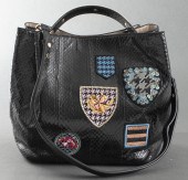 DIOR BLACK SNAKE-PRINT 'DIORIF
