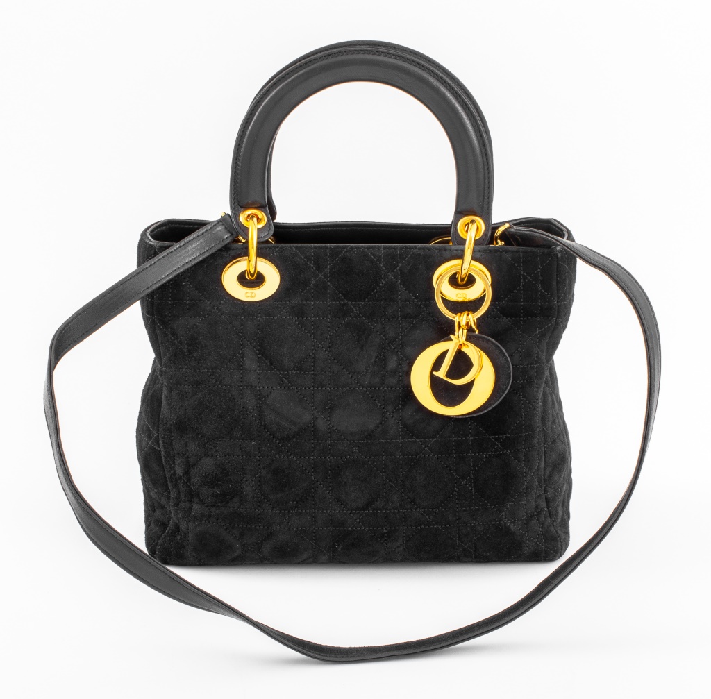 DIOR LADY DIOR QUILTED BLACK