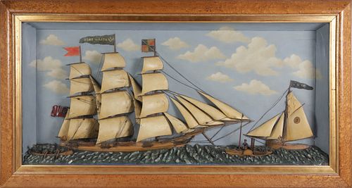 DIORAMA DEPICTING THE STAR OF