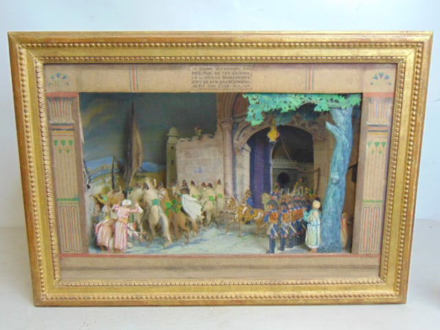 DIORAMA, NAPOLEON ENTERING CAIRO IN