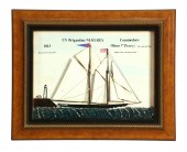 DIORAMA OF THE BRIGANTINE NIAG